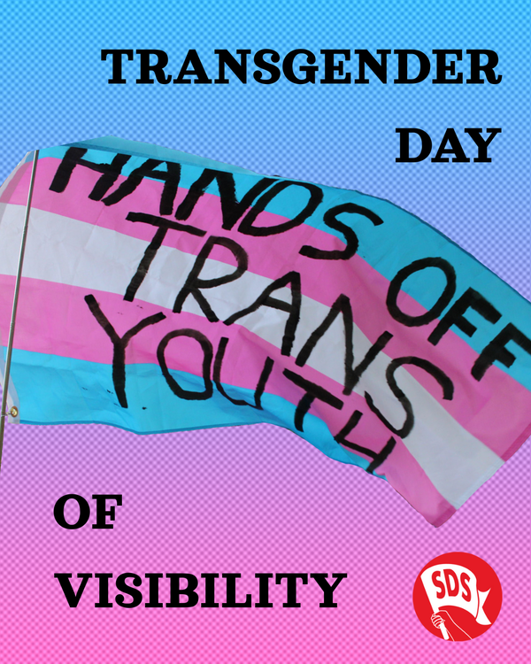 New SDS Commemorates Trans Day of Visibility