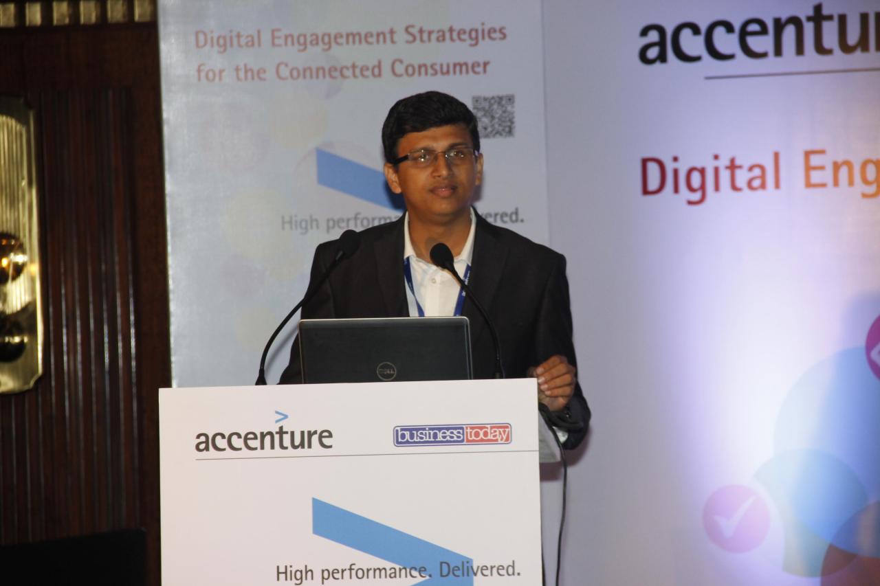 Anubhav Pateriya on a conference stage