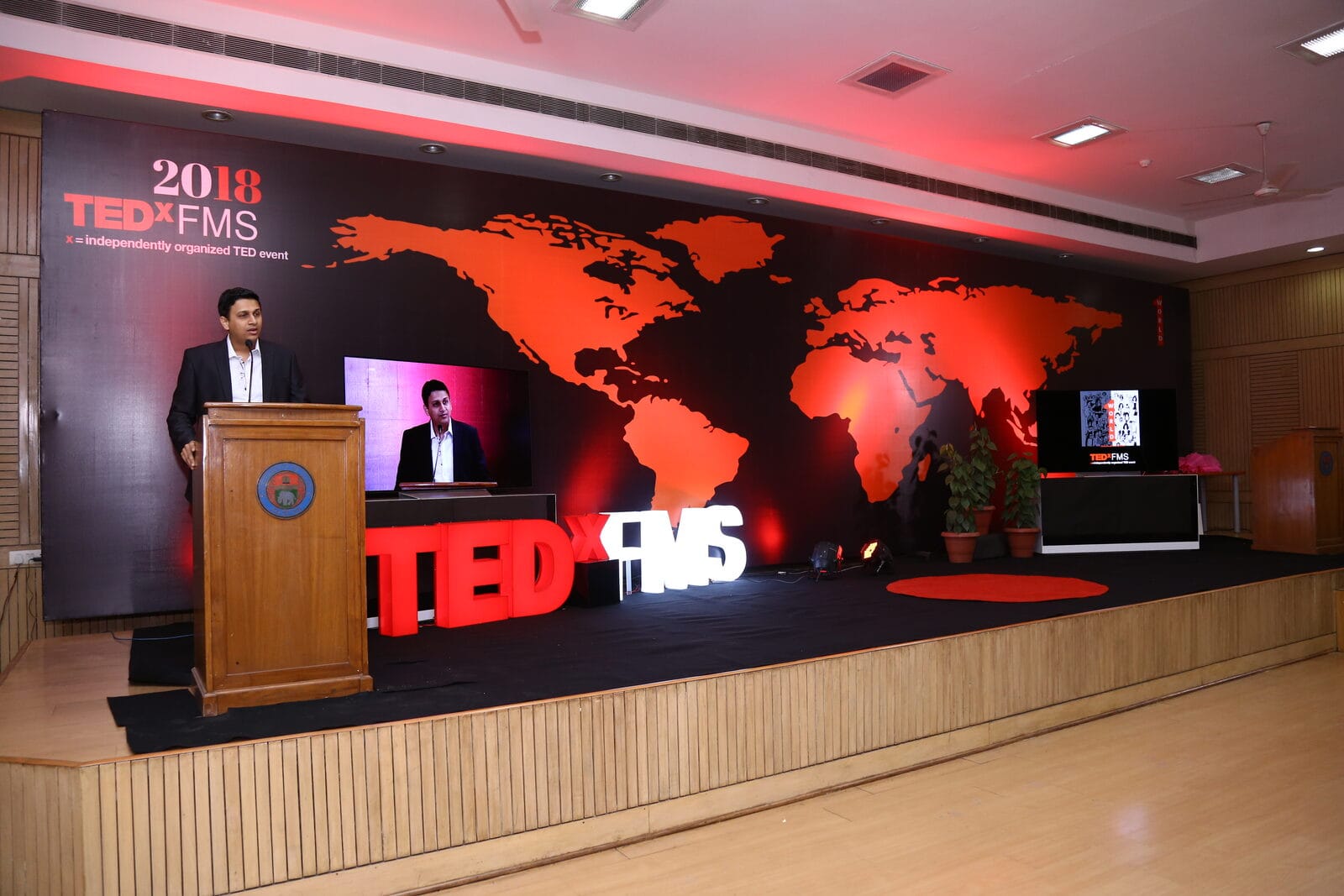 Anubhav Pateriya speaking at TEDx