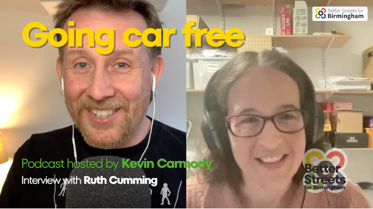 Going car free - with host Kevin carmody and guest Ruth Cumming