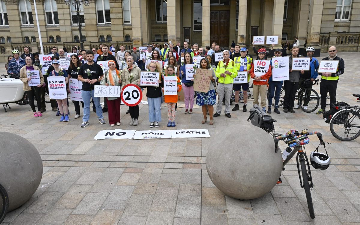 Public demo - One year of Birmingham's Road Safety Emergency