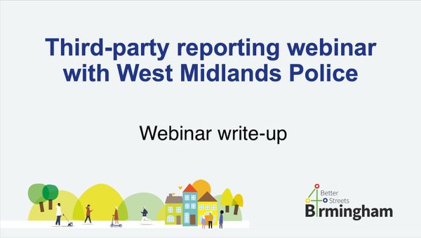Third-party reporting (Nextbase) webinar with West Midlands Police