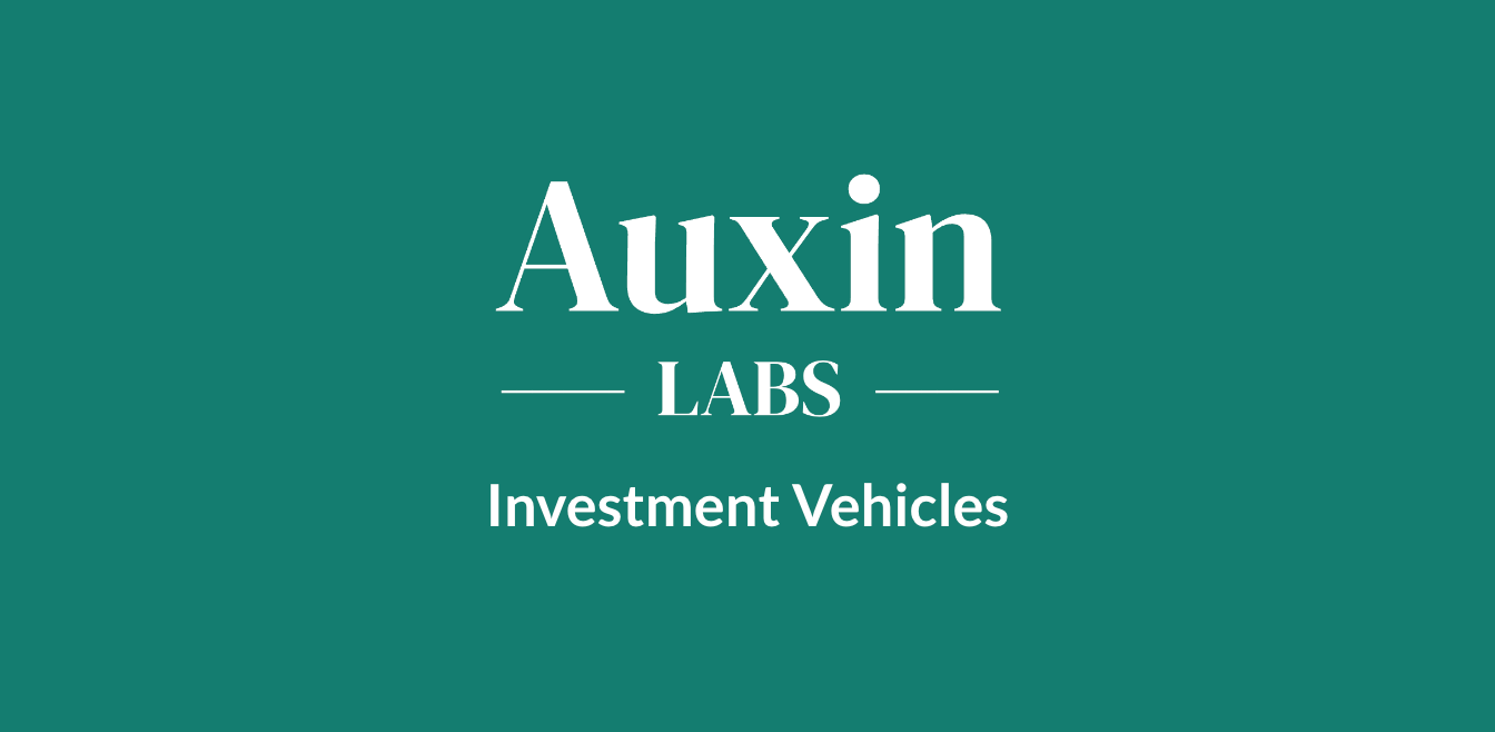 Auxin Labs Investment Vehicles Header