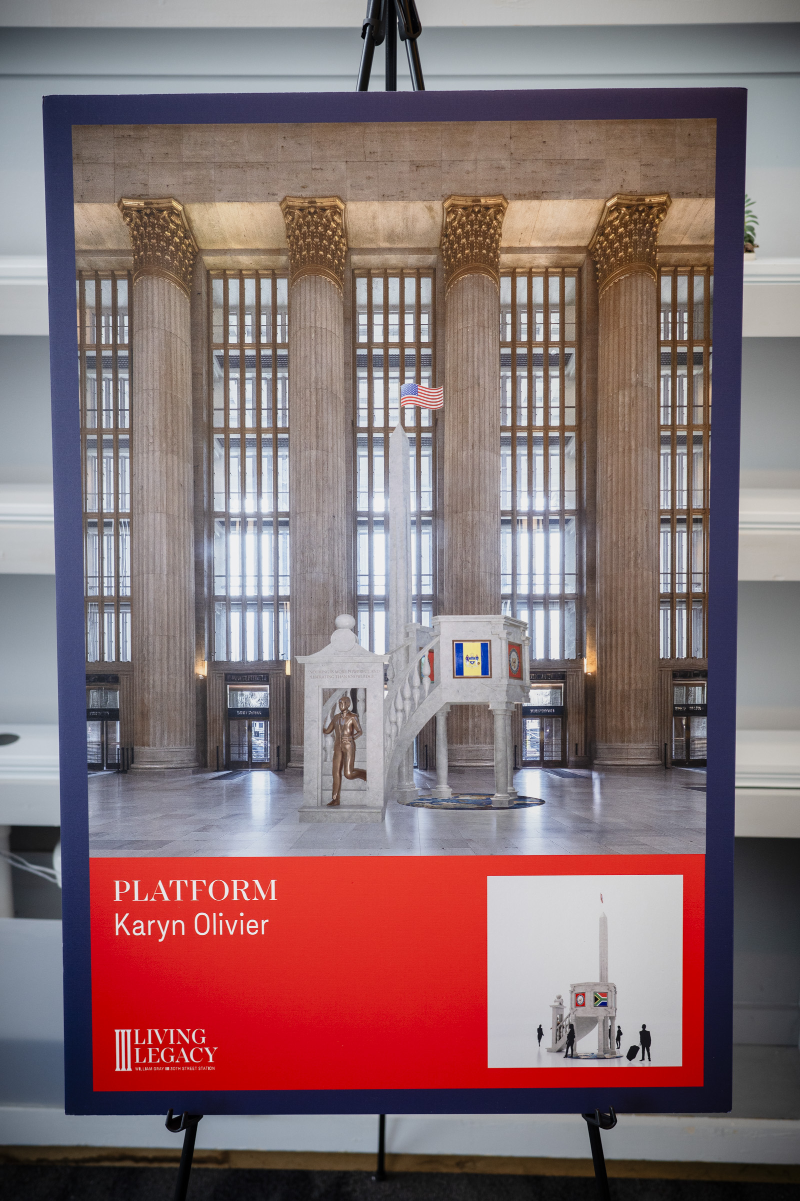 Rendering of Karen Olivier's proposed installation. Photo by Amanda Berg.