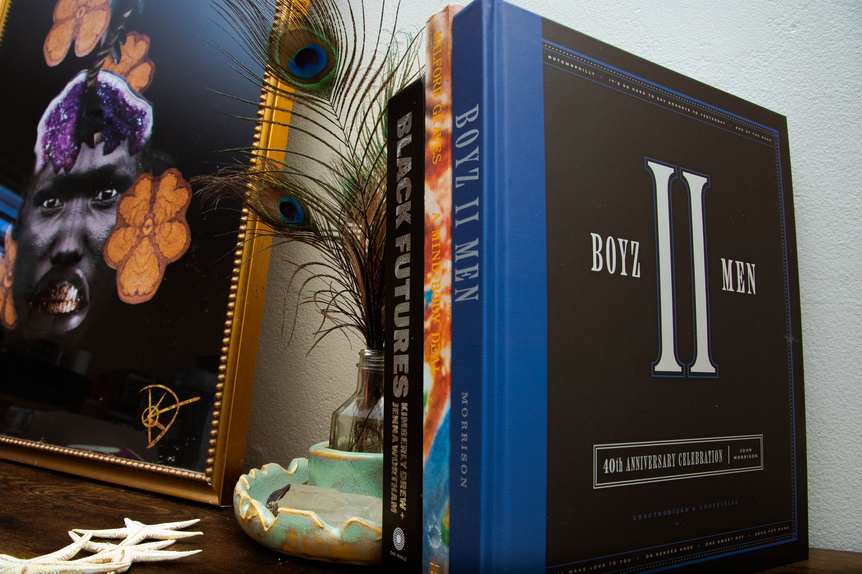 John Morrison's book, Boyz II Men, 40th Anniversary Celebration, Unofficial & Unauthorized. Photo by Melissa Simpson