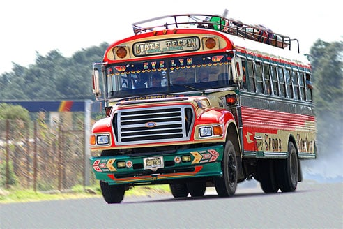 Guatemala Chicken Bus