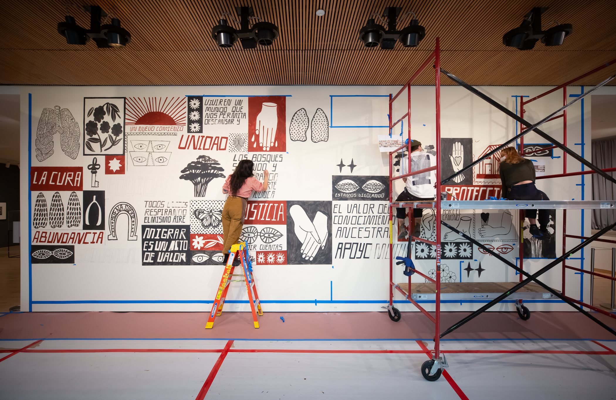 Liz Hernandez Painting Conjuro para la sanación de nuestro futuro