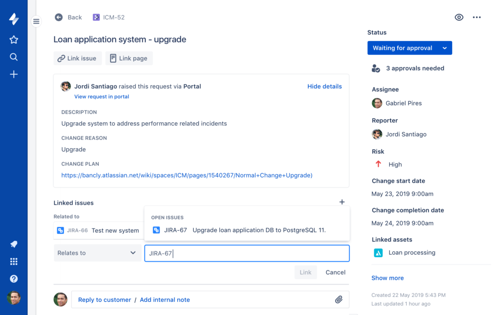 Jira Service Desk screenshot