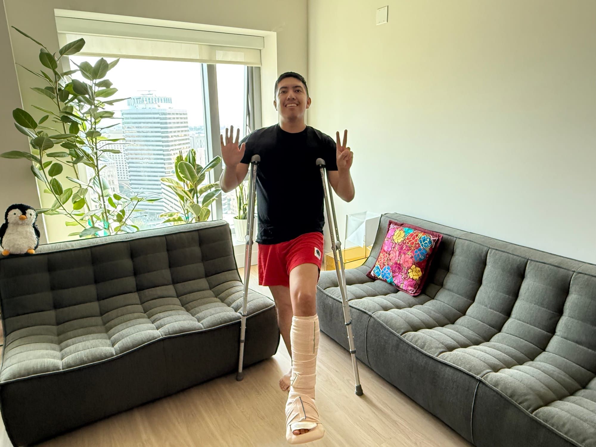 7 Days Out from Ankle Surgery