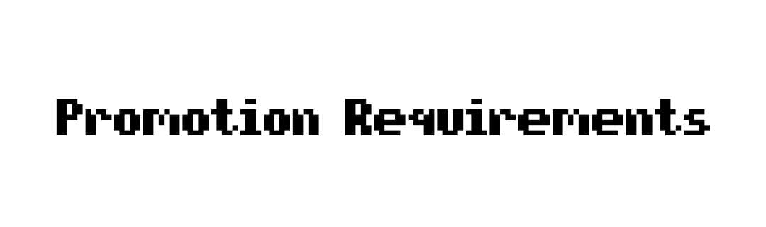 Game Development Promotion Requirements