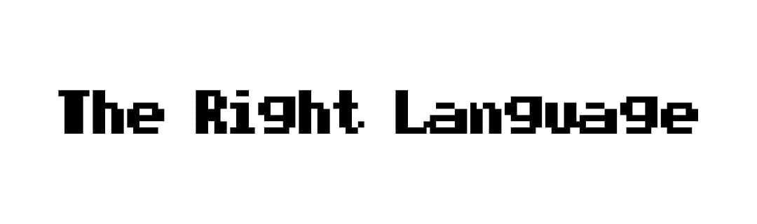 The right game development language