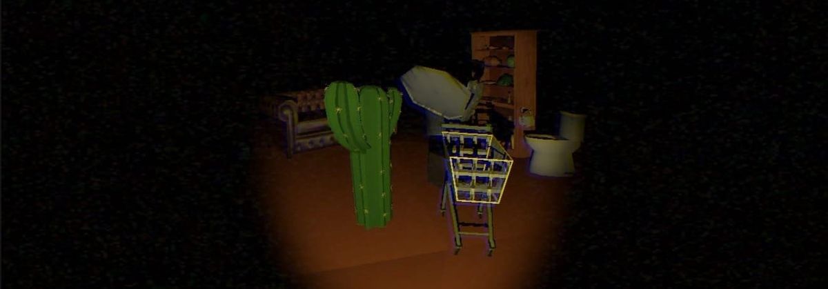 A screenshot of my new indie horror project