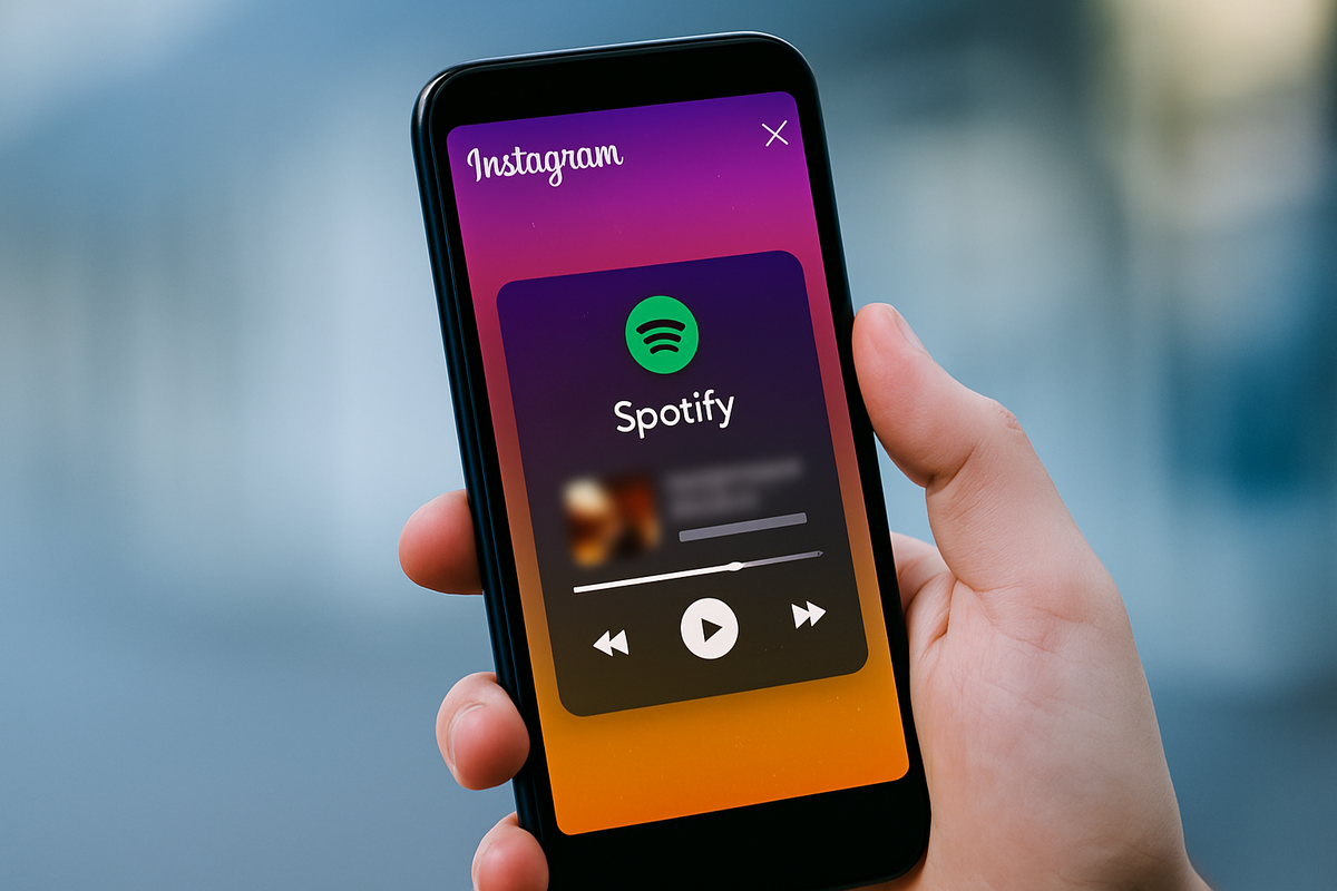 Instagram Adds Sound to Spotify Shares