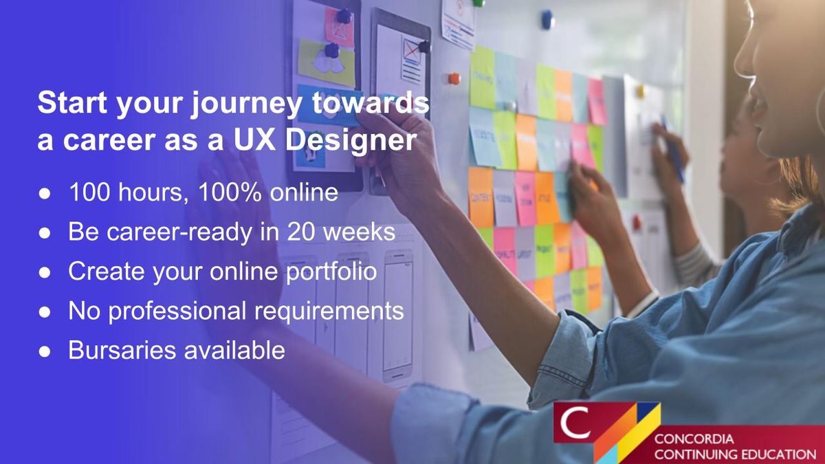 UX Certificate for Concordia Continuing Education