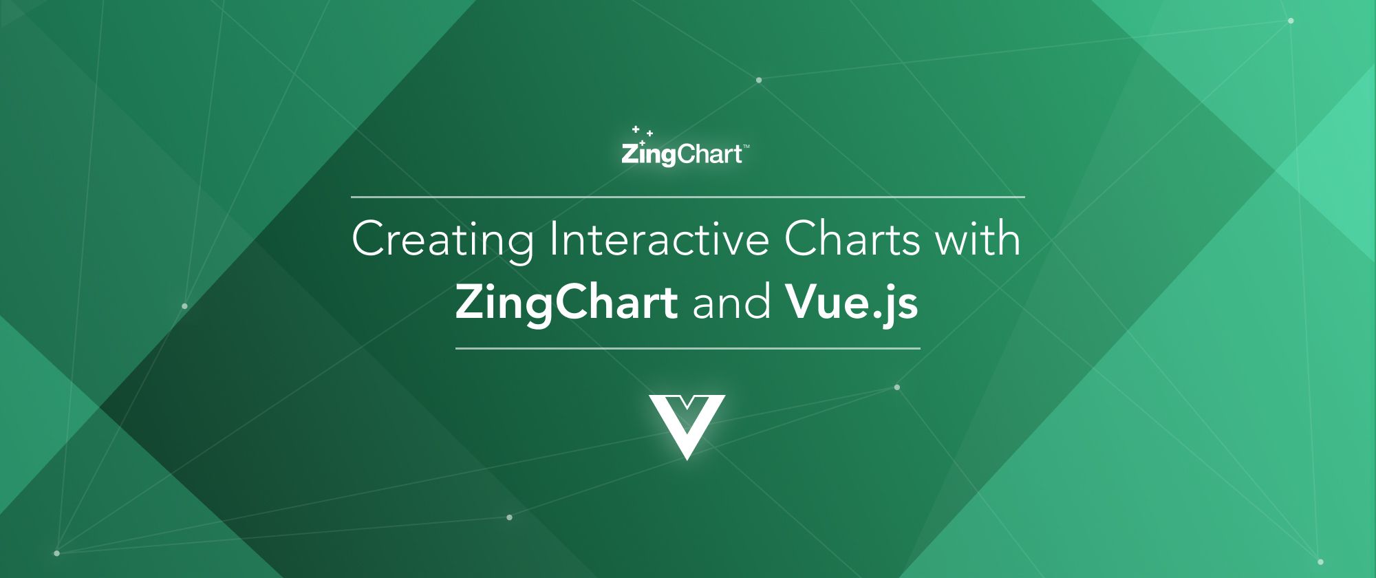 Cover image for "Creating Charts with ZingChart and Vue.js" blog post