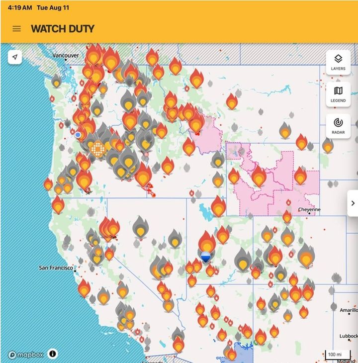 While the Forest is Here, and Fire is Not