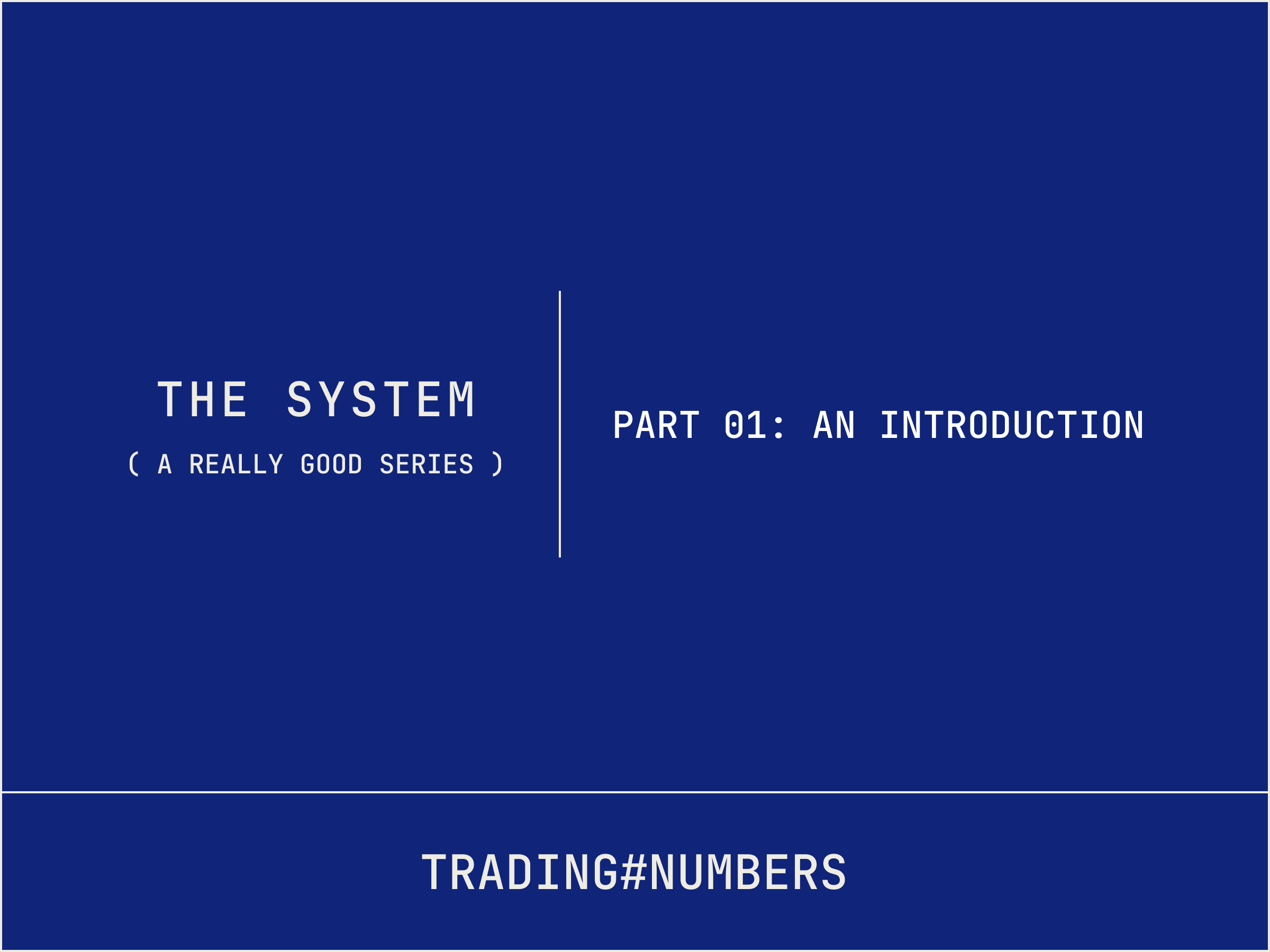 What Is a Trading System And Why Every BTC Trader Needs One