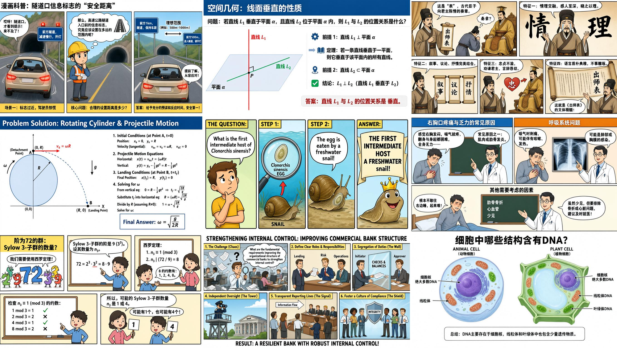 Qwen-Image-3.0 一次生成 3 × 3 複合資訊圖表