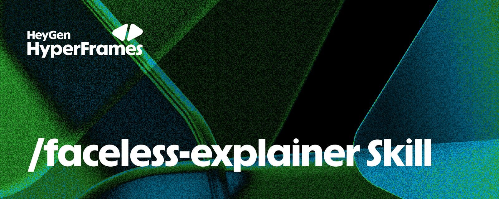 HeyGen HyperFrames Day 5 Faceless Explainer 官方封面