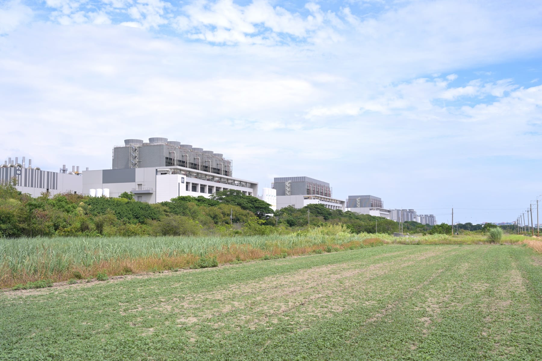 台南科學園區的台積電 Fab 18 晶圓廠