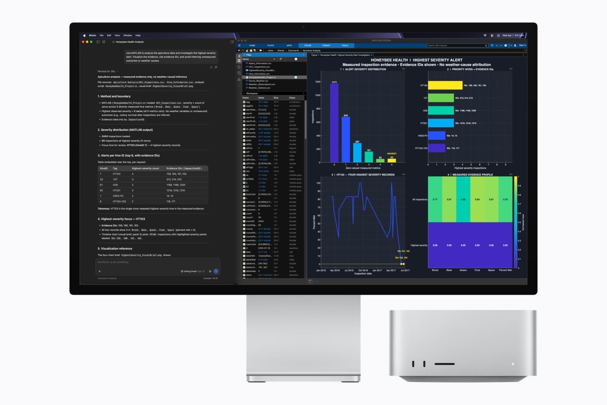 Mac Studio 同時執行 LM Studio 本地 AI 模型與 MATLAB 模擬