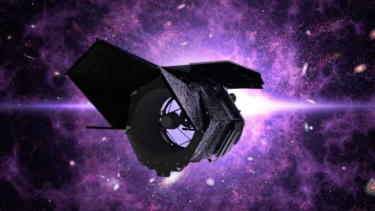 NASA Nancy Grace Roman Space Telescope 太空望遠鏡外觀示意圖