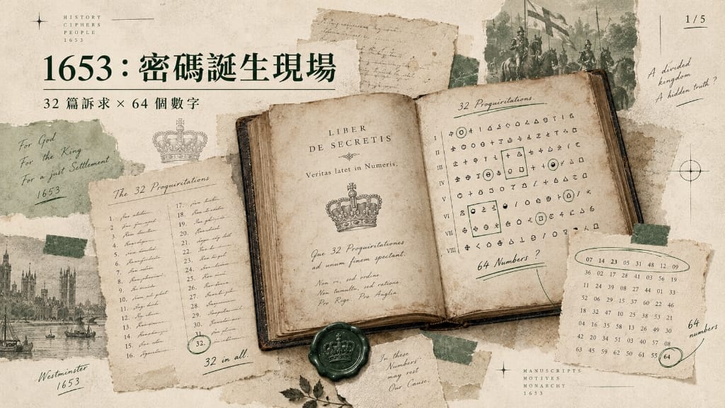 1653 密碼誕生現場：32 篇訴求與 64 個神祕數字