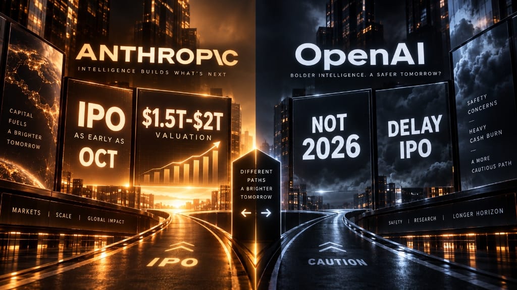 Anthropic 衝刺 10 月 IPO 與 OpenAI 宣布 2026 絕不上市之戰略分歧道路