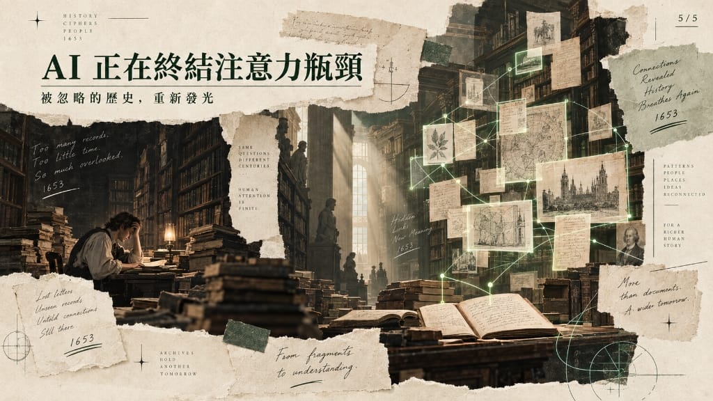 AI 正在終結注意力瓶頸：被忽略的歷史重新發光