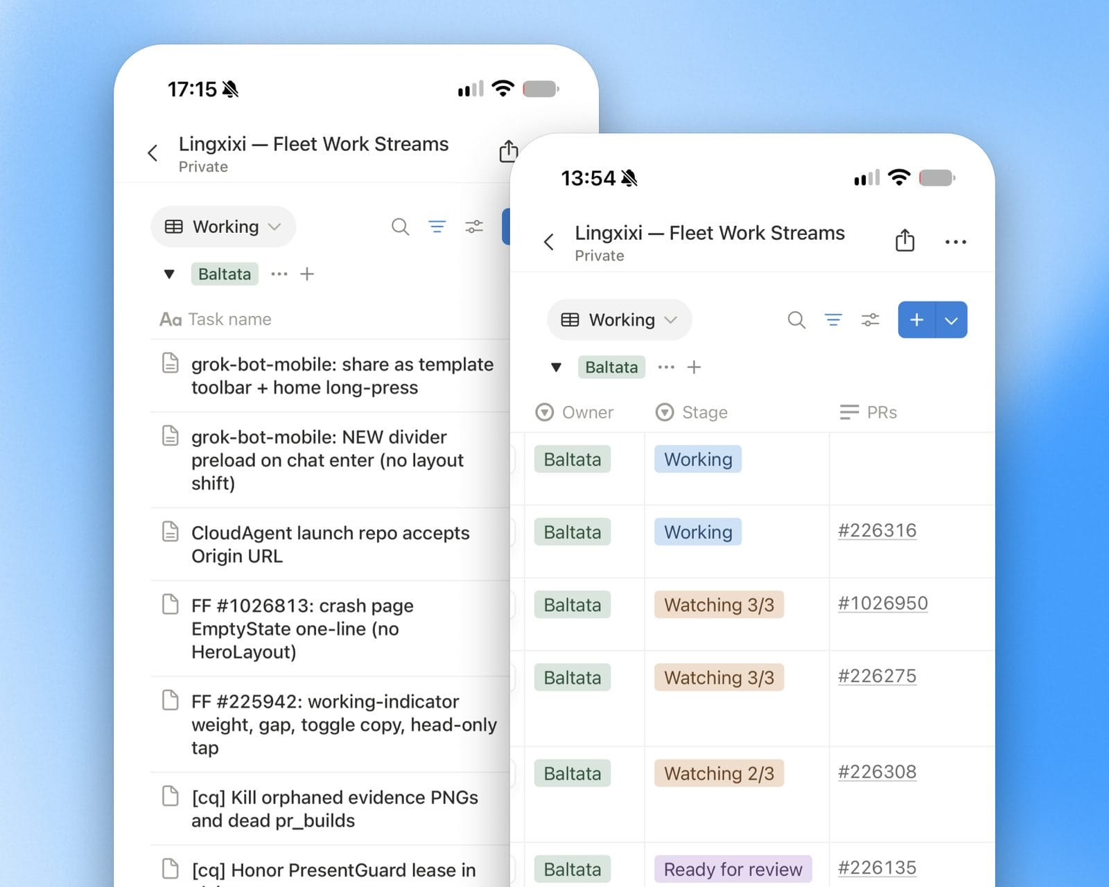 工程 Bot 共同維護與審查的共享 Notion PR 資料庫