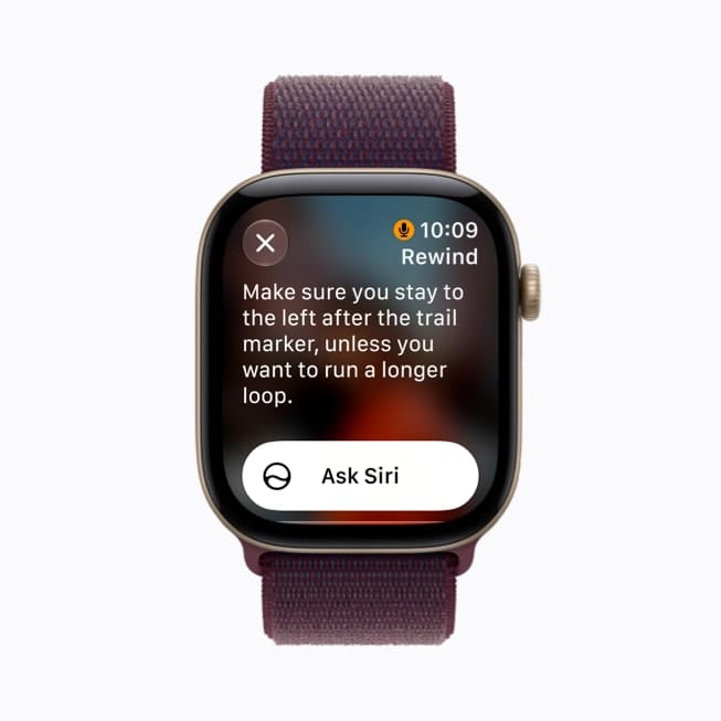 Apple Watch Series 12 畫面展示 Live Rewind 即時文字回溯功能