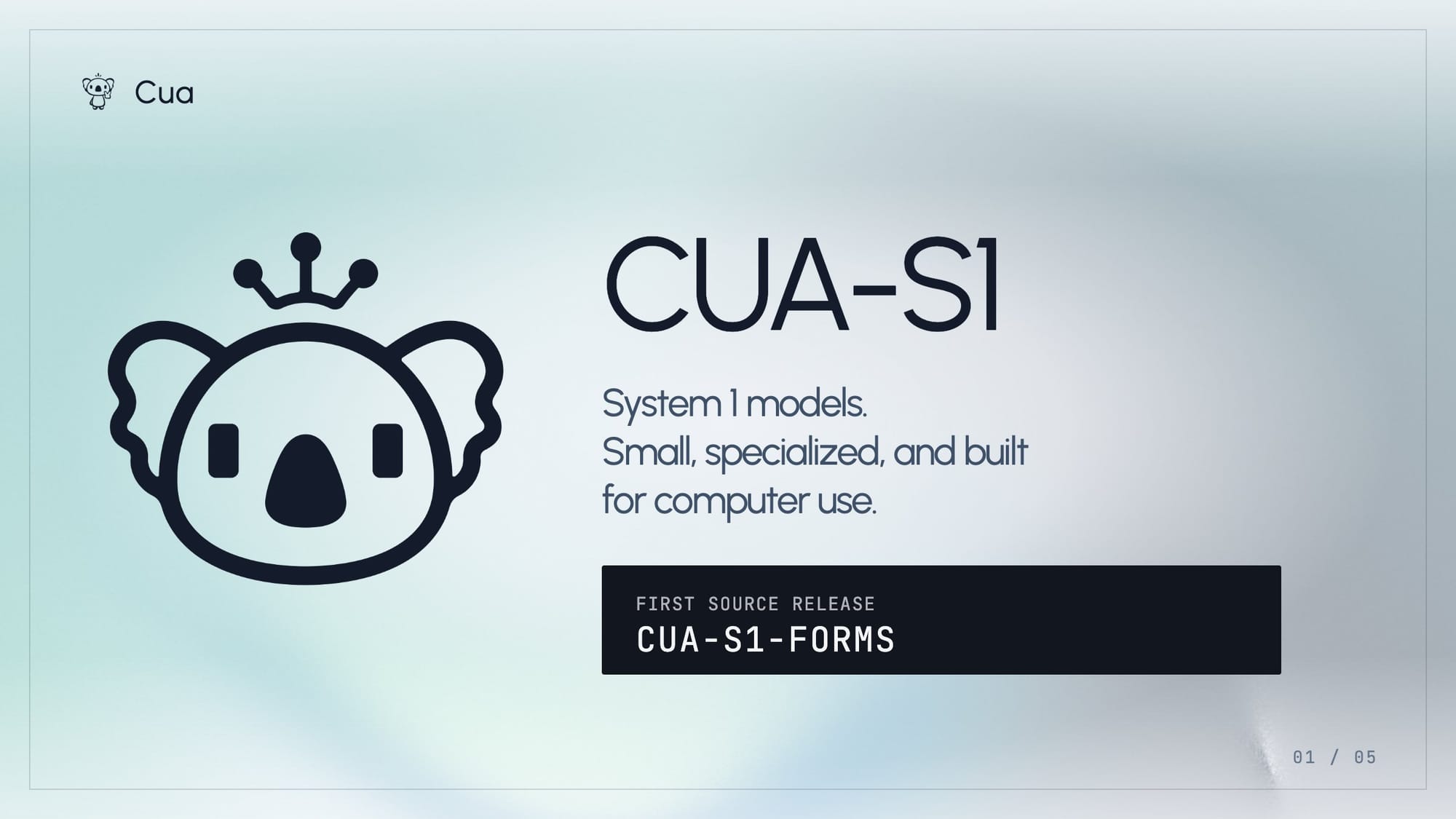Cua 官方正式開源首款電腦控制專用系統一模型 CUA-S1-FORMS
