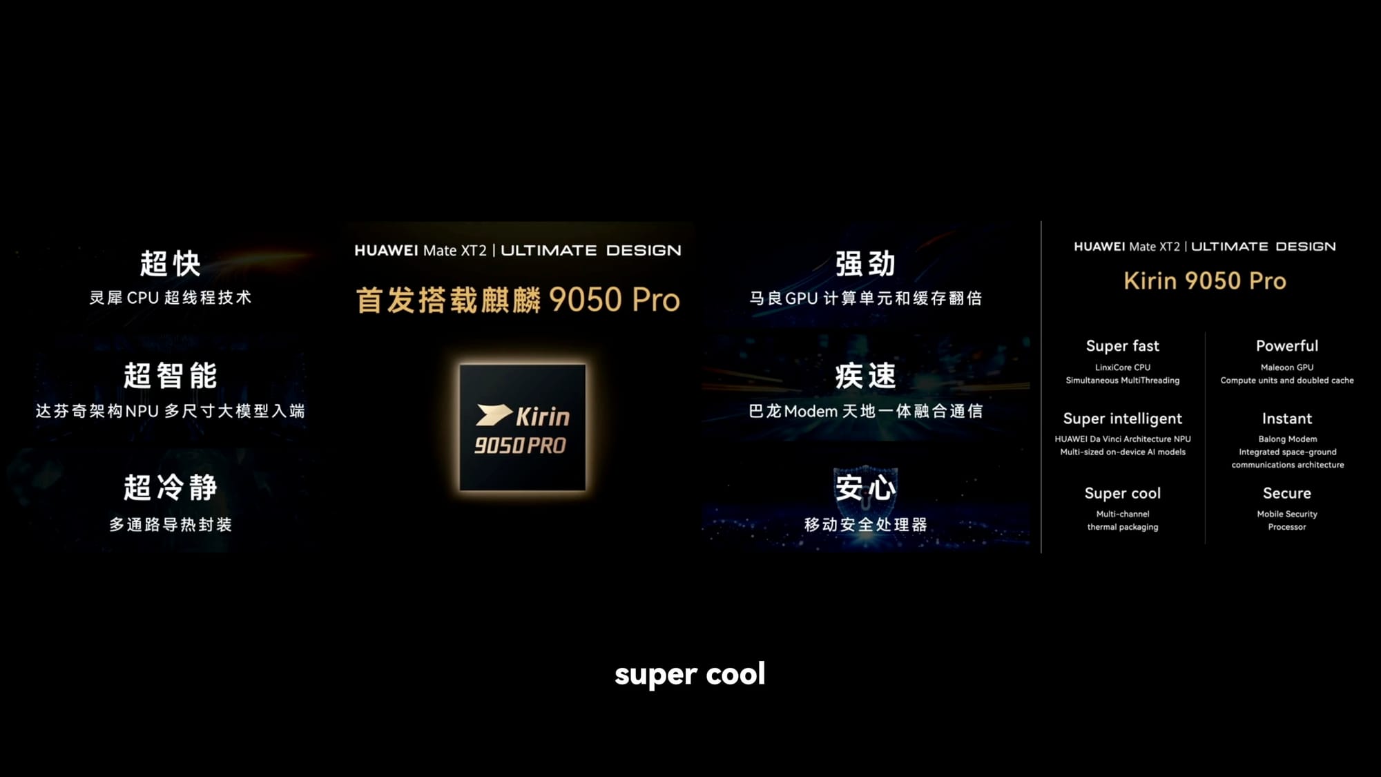 HUAWEI Mate XT 2 雙內摺鉸鏈結構展示
