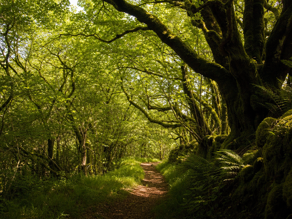 SUNLIT_FOREST_PLATE 回憶陽光森林純淨場景底板 Empty Scene Plate