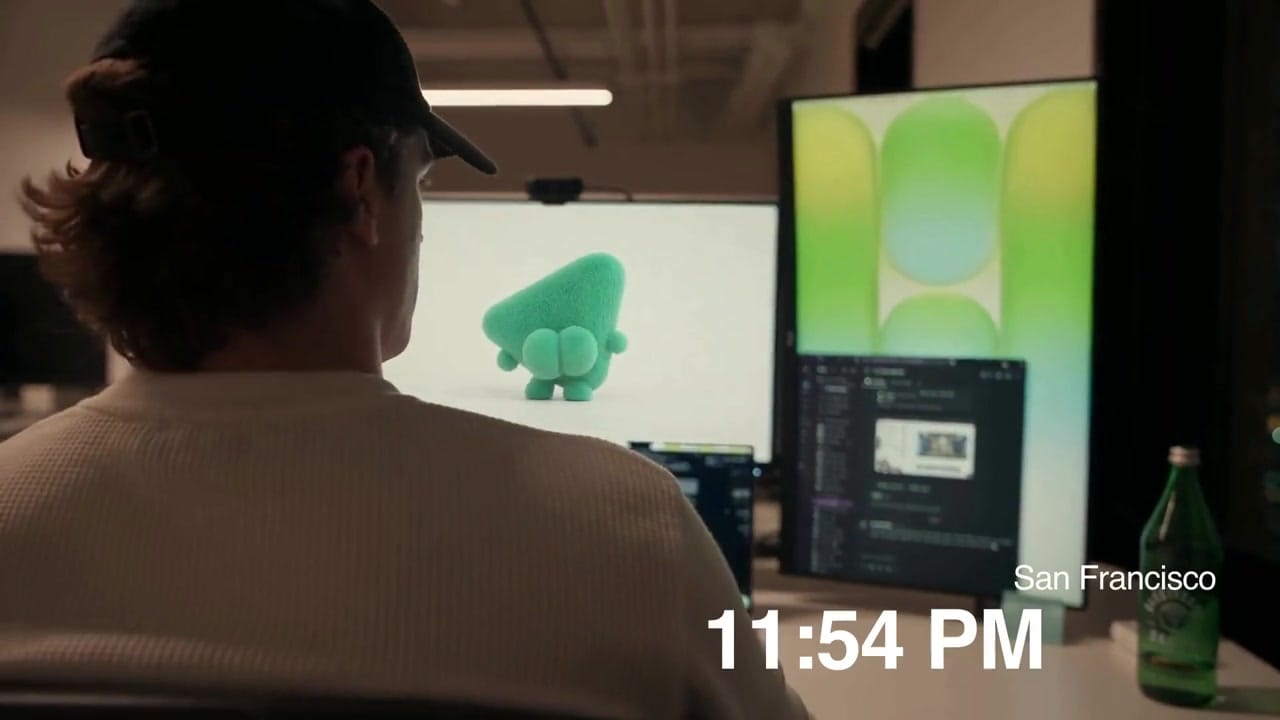 HyperFrames 官方示範中的影片製作工作環境