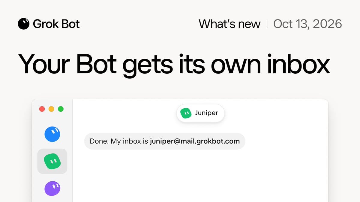 Grok Bot 官方人員 Matt Palmer 的近期功能示範影片封面