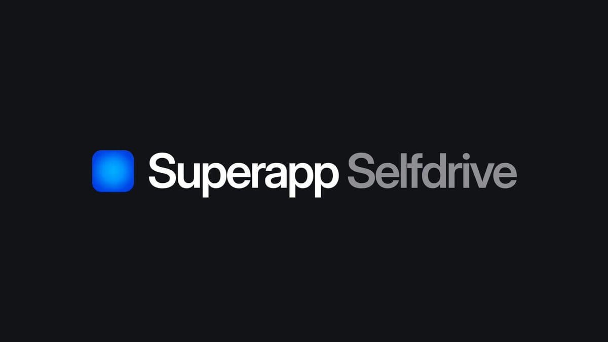 Superapp 官方 Selfdrive 發布影片封面