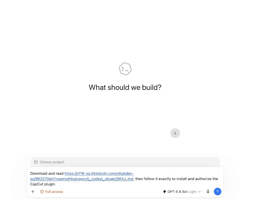 CapCut x Code x prompt guide