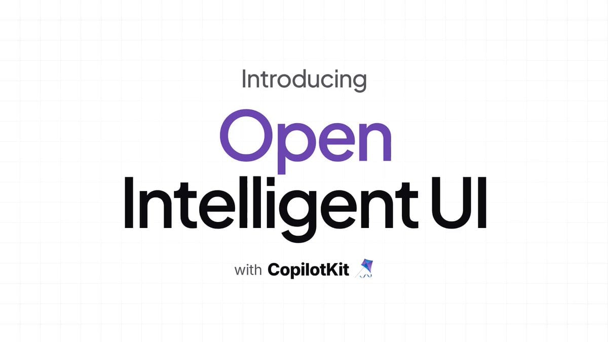 CopilotKit 發布的示範影片預覽畫面