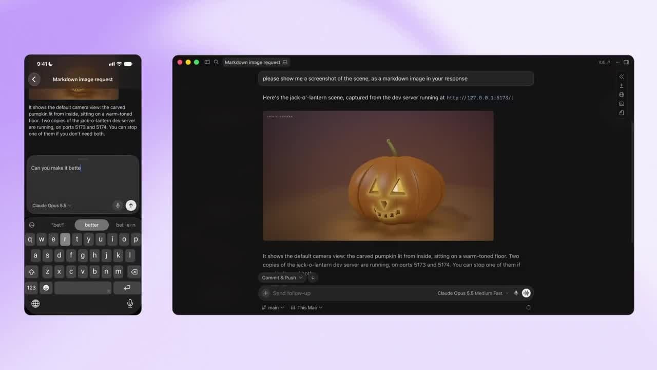 Cursor iOS 原始展示影片 24.1 秒畫面
