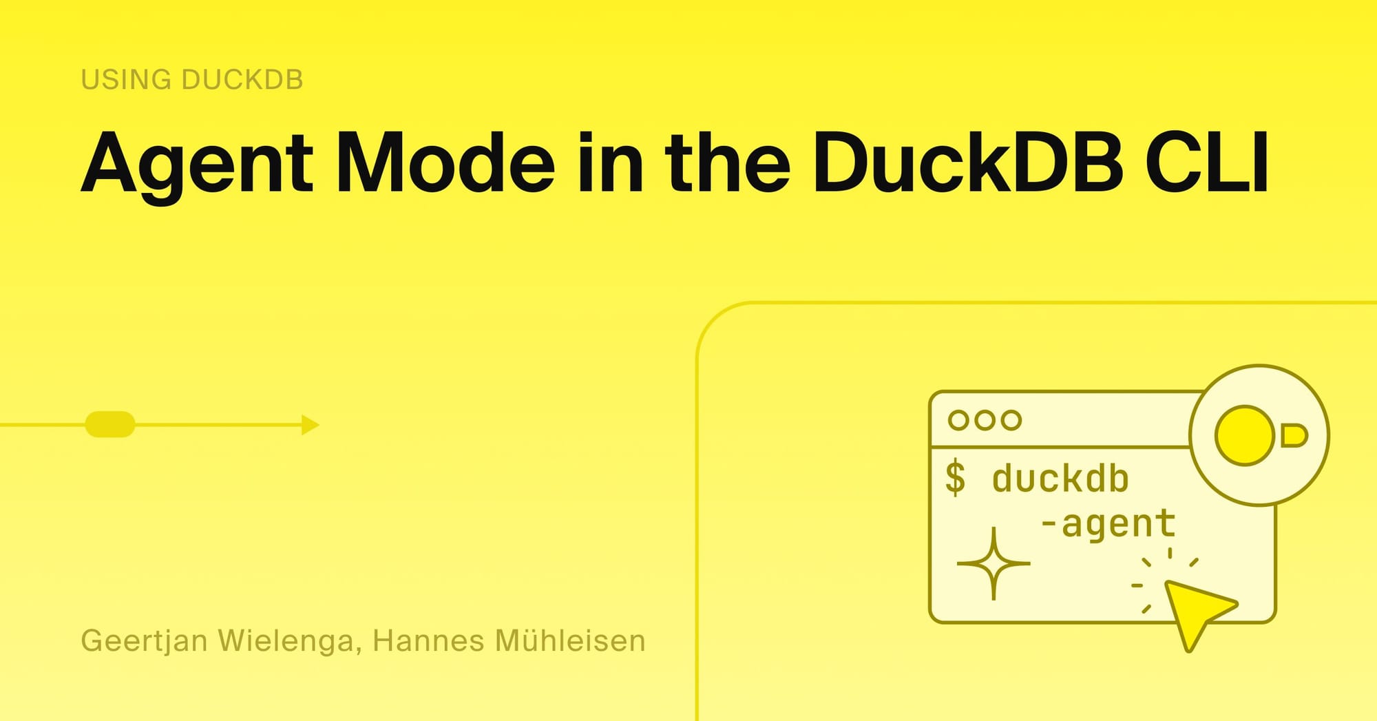 DuckDB 發布的產品或教學畫面