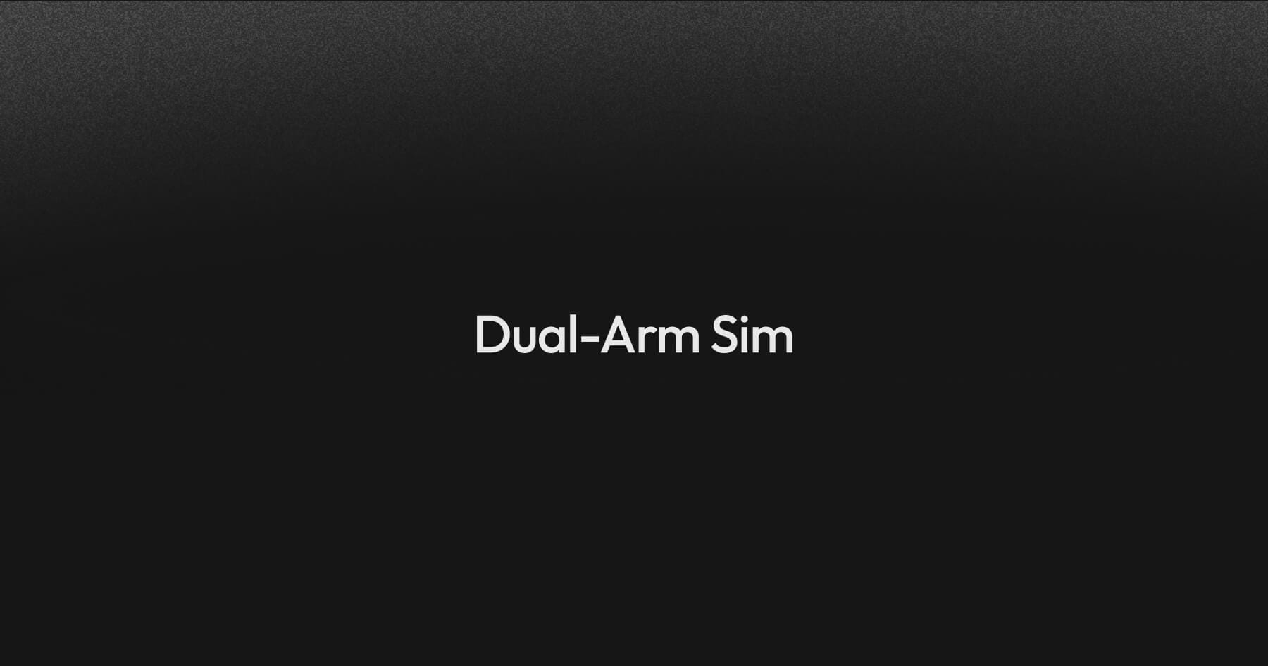 micro1 Dual-Arm Sim官方黑色封面，中間為白色評測名稱