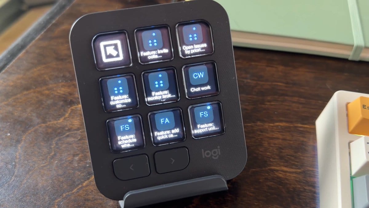GitHub 官方介紹 Logitech MX Keypad 與 Copilot app 整合