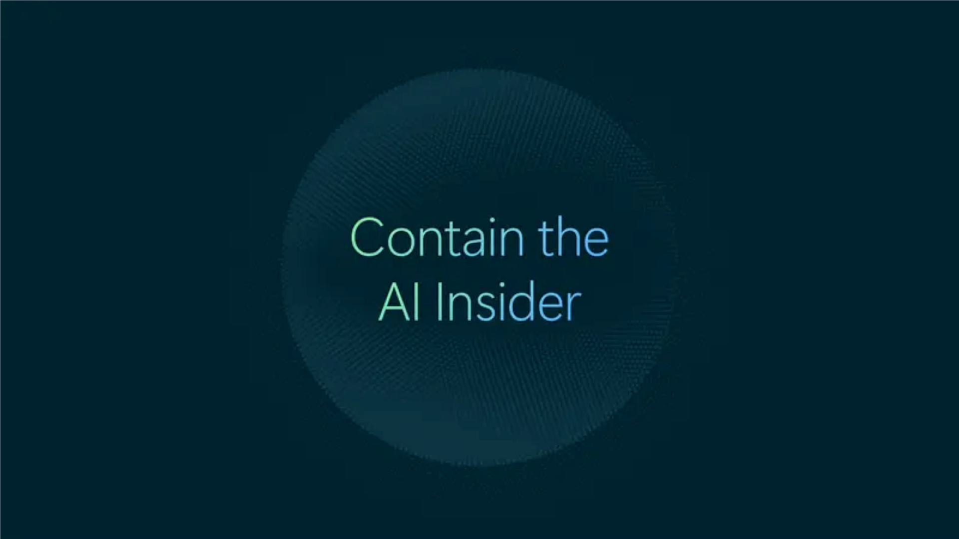 Project Perception 官方內部 AI 風險主視覺