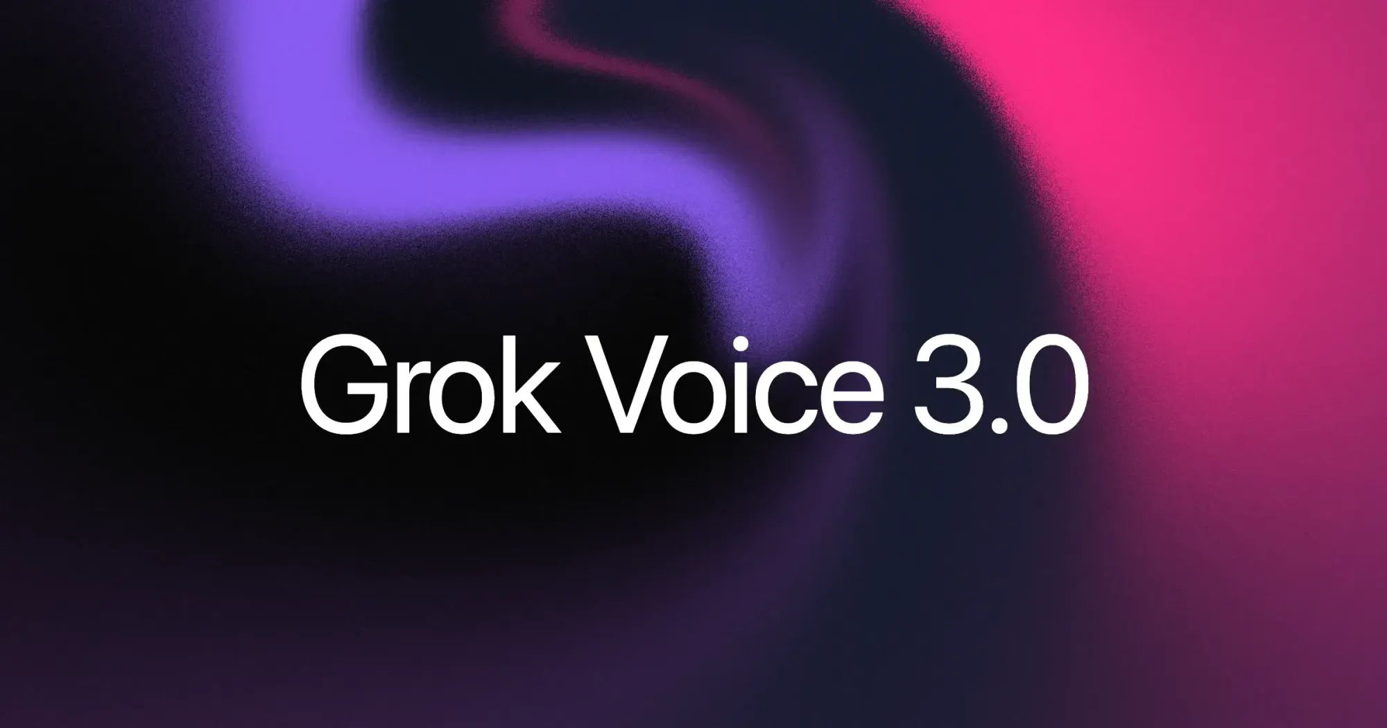 Grok Voice 3.0 官方發布主視覺