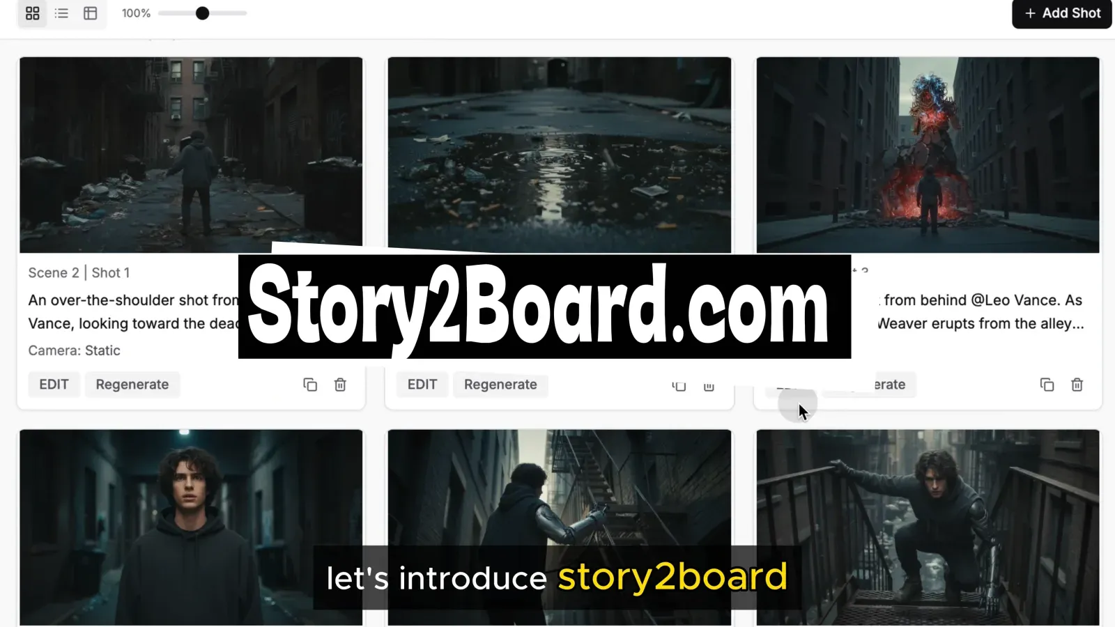 Story2Board 官方 AI 分鏡示範影片預覽圖