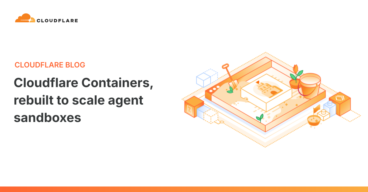 Cloudflare Sandbox 官方發布素材。示範與研究結果以官方說明的條件為準。