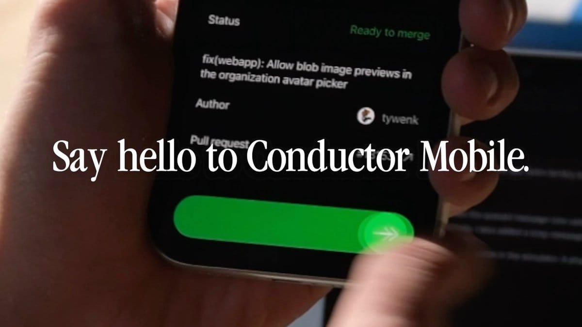 Conductor Mobile 官方影片預覽,展示手機操作雲端代理。