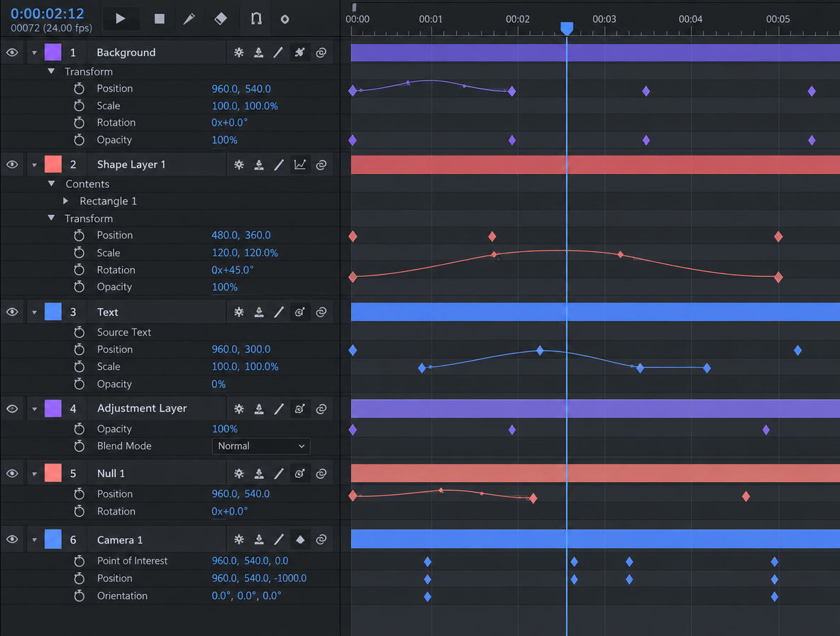 Krea 官方展示的 After Effects 擴充面板。
