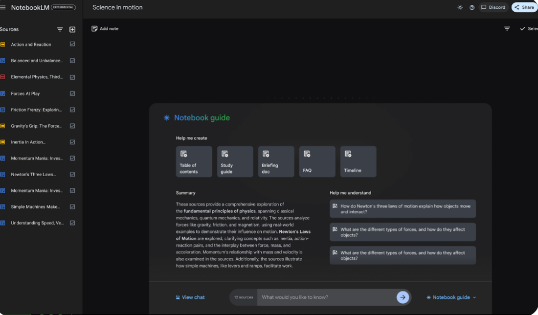NotebookLM 升級！AI 助手開啟互動式學習新時代